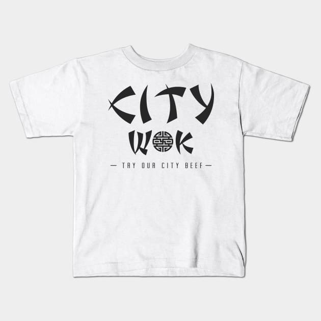City Wok Kids T-Shirt by Punksthetic